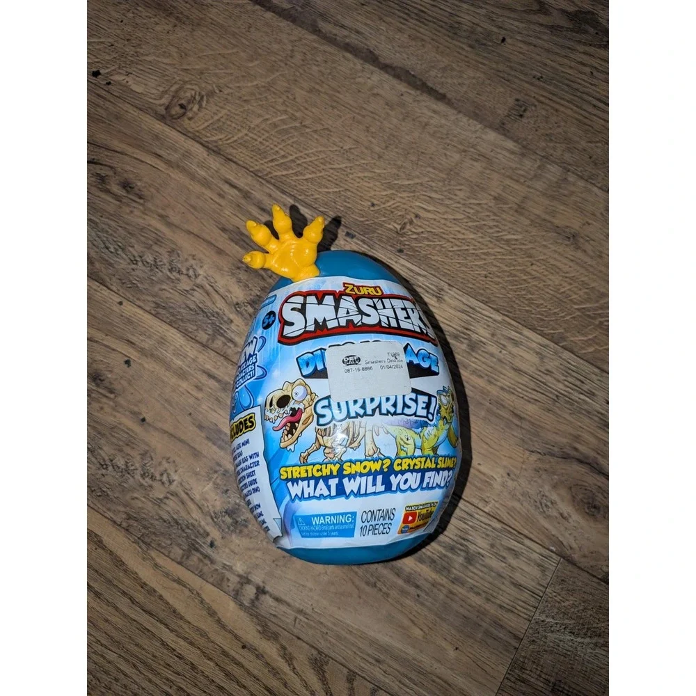 ZURU Smashers Dino Ice Age Surprise Mini Egg Blue Series 3 Mystery Toy 10 Pieces